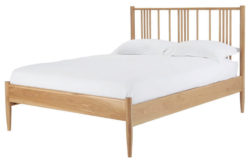 Silentnight Hamilton Double Bed Frame - Light Oak.